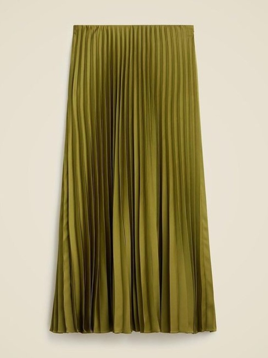 J. Crew Dresses & Skirts - J.Crew Gwyneth Pleated Slip Skirt in Woodland Dusk